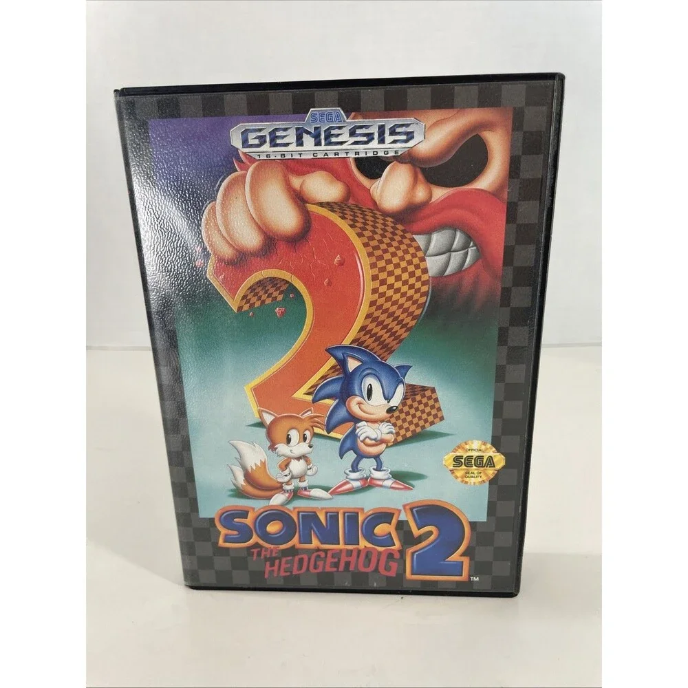 Sonic The Hedgehog 2 Sega Genesis CIB Complete Authentic Excellent Tested
